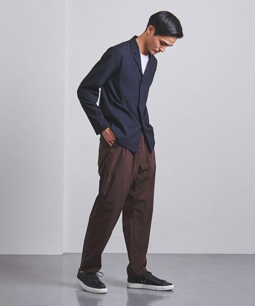 UNITED ARROWS（ユナイテッドアローズ）の「＜UNITED ARROWS＞ ポリエステル タフタ オールギャザー イージーパンツ（その他パンツ・メンズ・ダークグレー/オリーブ/ダークブラウン・SMALL/MEDIUM/LARGE/X-LARGE）」の9枚目の写真