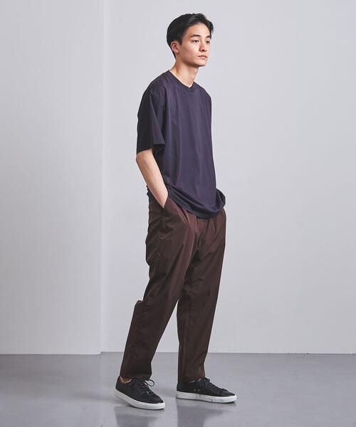 UNITED ARROWS（ユナイテッドアローズ）の「＜UNITED ARROWS＞ ポリエステル タフタ オールギャザー イージーパンツ（その他パンツ・メンズ・ダークグレー/オリーブ/ダークブラウン・SMALL/MEDIUM/LARGE/X-LARGE）」の11枚目の写真
