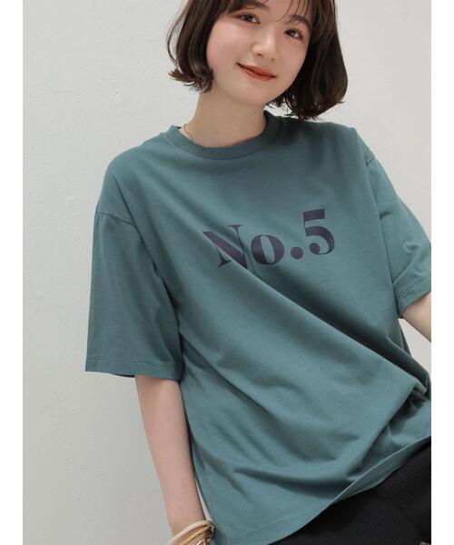 AMERICAN HOLIC(アメリカンホリック)の「ロゴカットプルオーバー2(Tシャツ/カットソー・レディース・グリーン/チャコールグレー・M/L)」の6枚目の写真