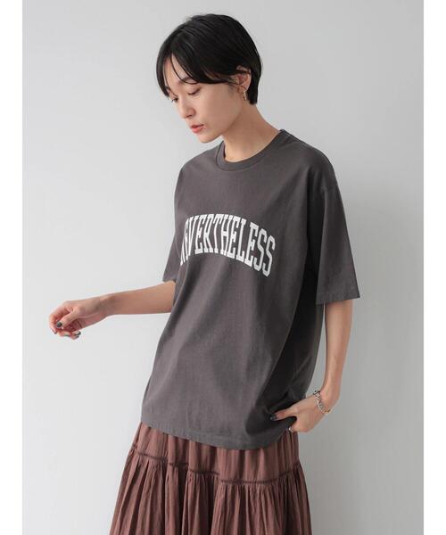 AMERICAN HOLIC(アメリカンホリック)の「ロゴカットプルオーバー2(Tシャツ/カットソー・レディース・グリーン/チャコールグレー・M/L)」の7枚目の写真