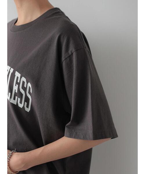 AMERICAN HOLIC(アメリカンホリック)の「ロゴカットプルオーバー2(Tシャツ/カットソー・レディース・グリーン/チャコールグレー・M/L)」の11枚目の写真