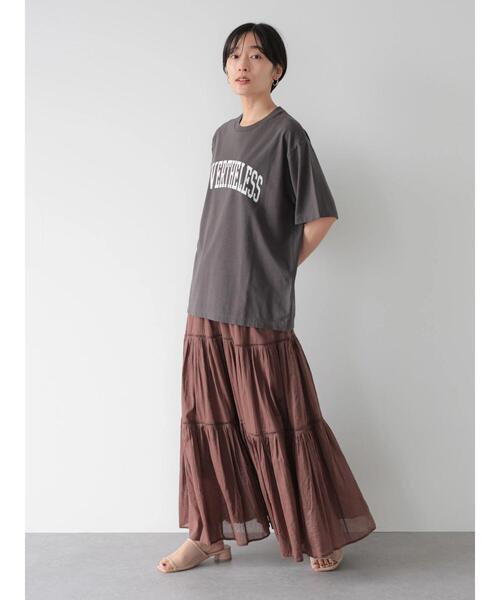 AMERICAN HOLIC(アメリカンホリック)の「ロゴカットプルオーバー2(Tシャツ/カットソー・レディース・グリーン/チャコールグレー・M/L)」の13枚目の写真