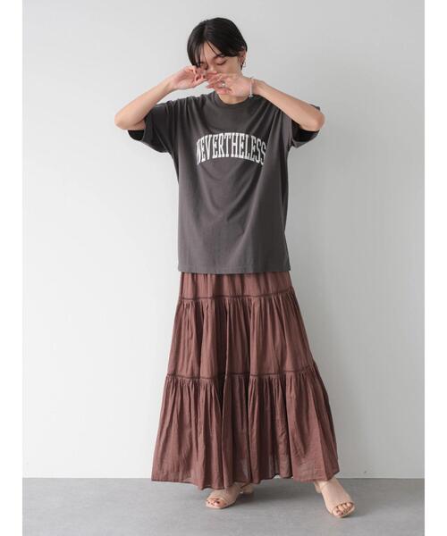 AMERICAN HOLIC(アメリカンホリック)の「ロゴカットプルオーバー2(Tシャツ/カットソー・レディース・グリーン/チャコールグレー・M/L)」の14枚目の写真