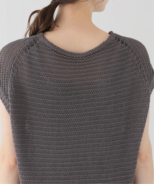 Simplicite（サンプリシテ）の「和紙ニットプルオーバー◆（ニット/セーター・レディース・ブラック/ベージュ・FREE）」の5枚目の写真