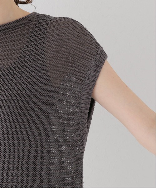 Simplicite（サンプリシテ）の「和紙ニットプルオーバー◆（ニット/セーター・レディース・ブラック/ベージュ・FREE）」の6枚目の写真