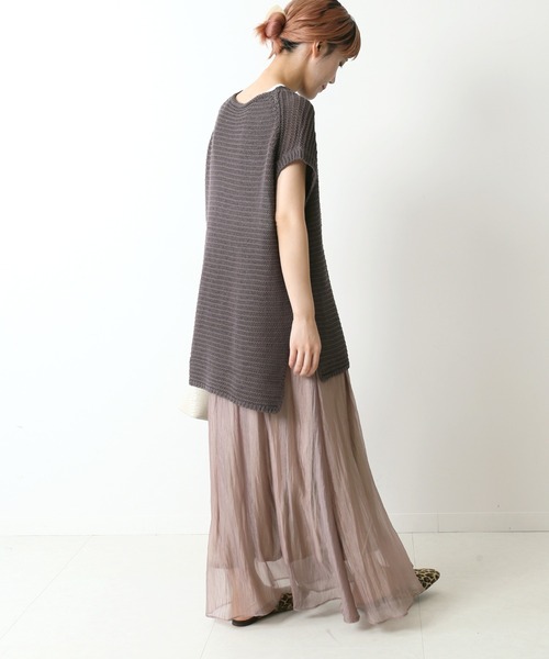 Simplicite（サンプリシテ）の「和紙ニットプルオーバー◆（ニット/セーター・レディース・ブラック/ベージュ・FREE）」の22枚目の写真