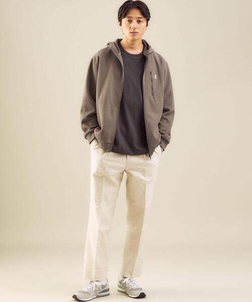 Gramicci（グラミチ）の「OLT【別注】＜GRAMICCI ＞ ダンボール ジップ フーディー パーカー（パーカー・メンズ・ダークグリーン/ブラック/モカ・L/M/XL/S）」の18枚目の写真