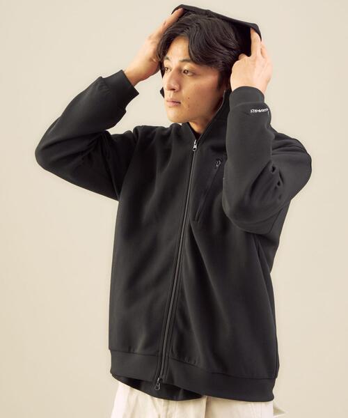 Gramicci（グラミチ）の「OLT【別注】＜GRAMICCI ＞ ダンボール ジップ フーディー パーカー（パーカー・メンズ・ダークグリーン/ブラック/モカ・L/M/XL/S）」の13枚目の写真