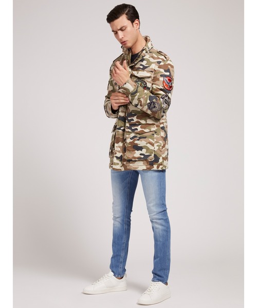 Guess（ゲス）の「Military Field Jacket（ミリタリージャケット・メンズ・その他・SMALL/MEDIUM/LARGE/X-LARGE）」の2枚目の写真