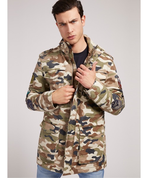 Guess（ゲス）の「Military Field Jacket（ミリタリージャケット・メンズ・その他・SMALL/MEDIUM/LARGE/X-LARGE）」の4枚目の写真