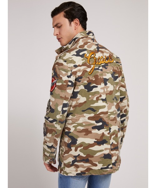Guess（ゲス）の「Military Field Jacket（ミリタリージャケット・メンズ・その他・SMALL/MEDIUM/LARGE/X-LARGE）」の3枚目の写真