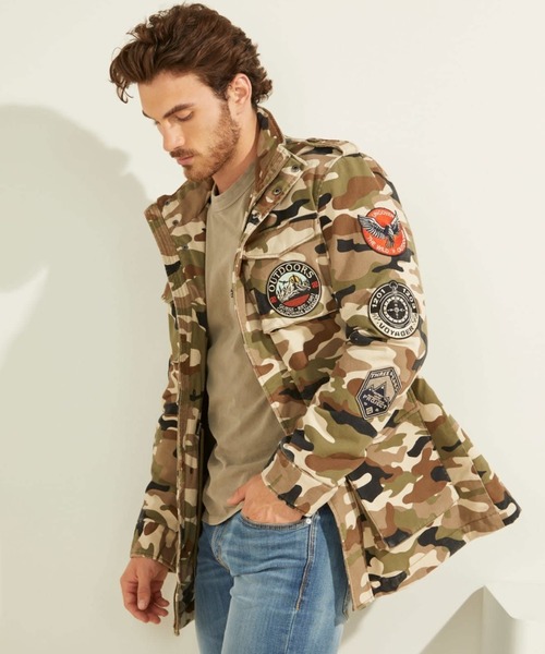 Guess（ゲス）の「Military Field Jacket（ミリタリージャケット・メンズ・その他・SMALL/MEDIUM/LARGE/X-LARGE）」の13枚目の写真