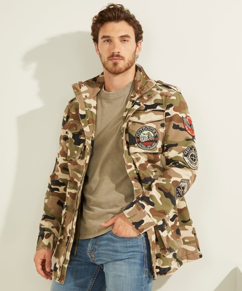 Guess（ゲス）の「Military Field Jacket（ミリタリージャケット・メンズ・その他・SMALL/MEDIUM/LARGE/X-LARGE）」の11枚目の写真