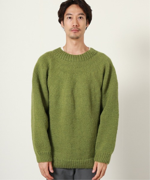 JOURNAL STANDARD relume(ジャーナルスタンダード レリューム)の「オーバーサイズ ネパールニット(ニット/セーター・メンズ・ブラック/ベージュ/グリーン/ナチュラル・MEDIUM/LARGE)」の13枚目の写真