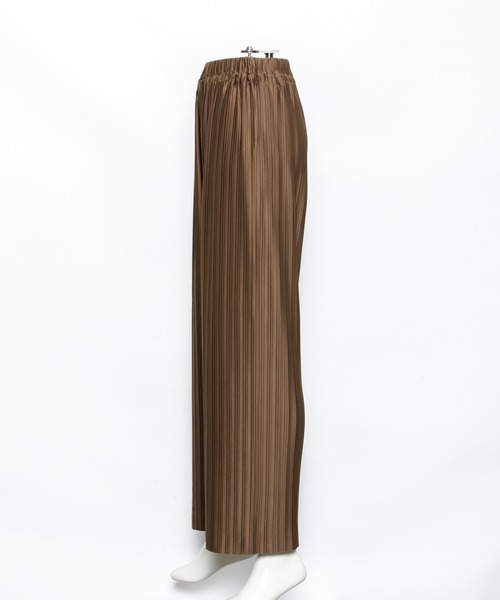 AS KNOW AS PINKY（アズノゥアズピンキー）の「ランダムプリーツワイドパンツ（その他パンツ・レディース・ブラック/モカ/グレイッシュベージュ/ライトカーキ・FREE）」の7枚目の写真