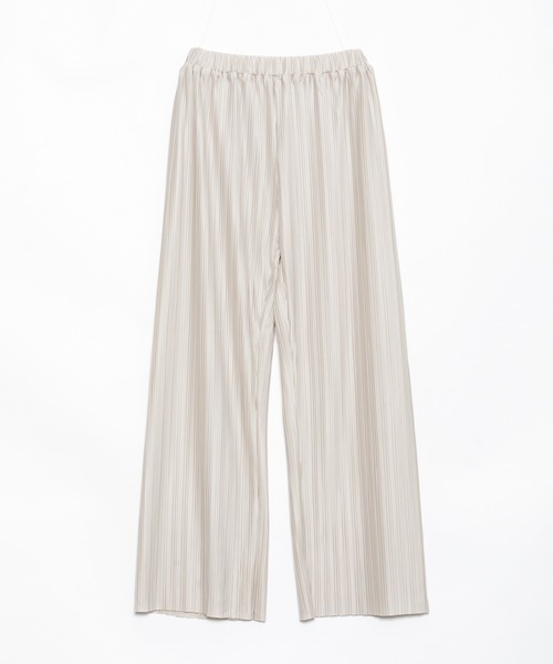 AS KNOW AS PINKY（アズノゥアズピンキー）の「ランダムプリーツワイドパンツ（その他パンツ・レディース・ブラック/モカ/グレイッシュベージュ/ライトカーキ・FREE）」の22枚目の写真