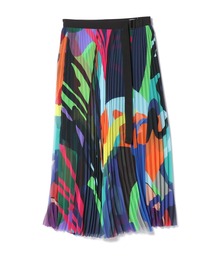 SACAI x KAWS / プリントプリーツスカート