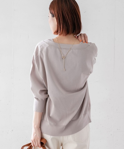 URBAN RESEARCH Sonny Label(アーバンリサーチサニーレーベル)の「アンサンブルBigカーディガン(カーディガン/ボレロ・レディース・ライトグレー/チャコールグレー/ブラック・FREE)」の6枚目の写真