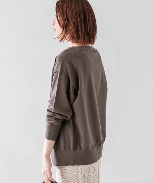 URBAN RESEARCH Sonny Label(アーバンリサーチサニーレーベル)の「アンサンブルBigカーディガン(カーディガン/ボレロ・レディース・ライトグレー/チャコールグレー/ブラック・FREE)」の9枚目の写真