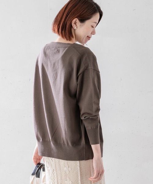 URBAN RESEARCH Sonny Label(アーバンリサーチサニーレーベル)の「アンサンブルBigカーディガン(カーディガン/ボレロ・レディース・ライトグレー/チャコールグレー/ブラック・FREE)」の10枚目の写真