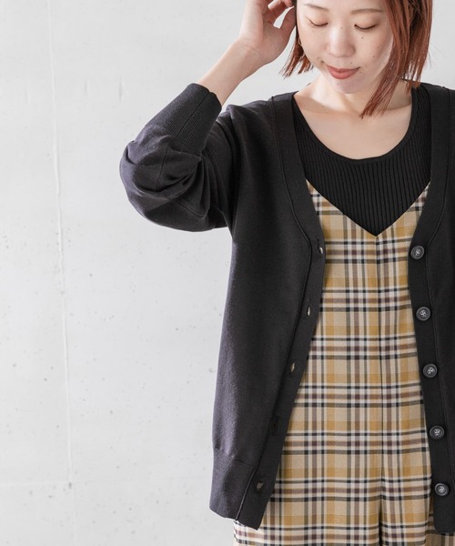 URBAN RESEARCH Sonny Label(アーバンリサーチサニーレーベル)の「アンサンブルBigカーディガン(カーディガン/ボレロ・レディース・ライトグレー/チャコールグレー/ブラック・FREE)」の13枚目の写真