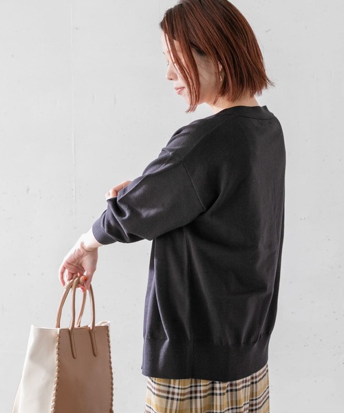 URBAN RESEARCH Sonny Label(アーバンリサーチサニーレーベル)の「アンサンブルBigカーディガン(カーディガン/ボレロ・レディース・ライトグレー/チャコールグレー/ブラック・FREE)」の14枚目の写真