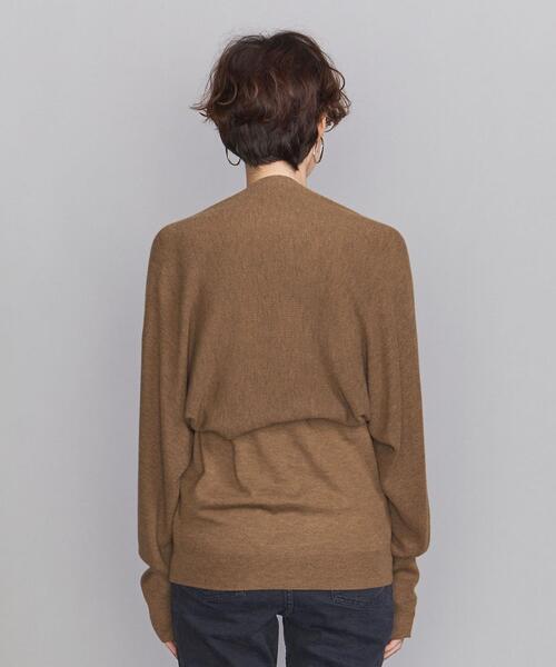 BEAUTY&YOUTH UNITED ARROWS(ビューティーアンドユースユナイテッドアローズ)の「BY レイヤードマルチニット -ウォッシャブル-(ニット/セーター・レディース・ターコイズブルー/ブラウン・FREE)」の10枚目の写真