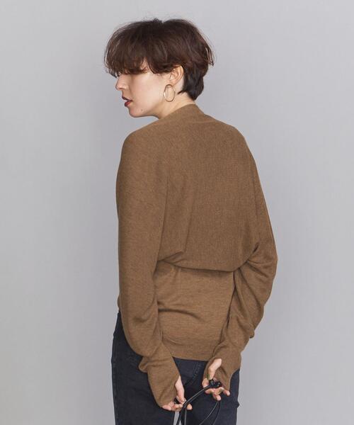 BEAUTY&YOUTH UNITED ARROWS(ビューティーアンドユースユナイテッドアローズ)の「BY レイヤードマルチニット -ウォッシャブル-(ニット/セーター・レディース・ターコイズブルー/ブラウン・FREE)」の20枚目の写真