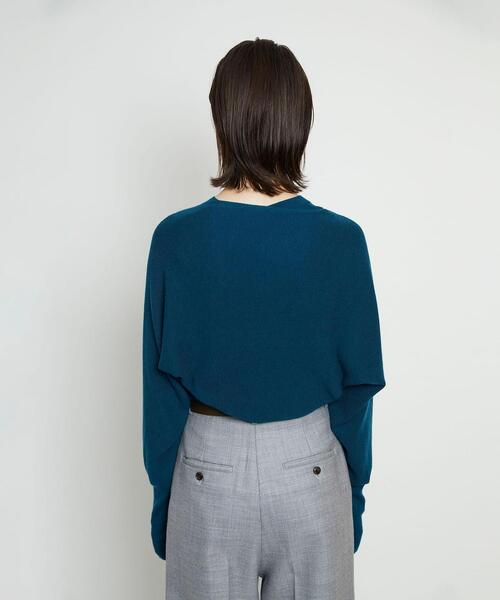 BEAUTY&YOUTH UNITED ARROWS(ビューティーアンドユースユナイテッドアローズ)の「BY レイヤードマルチニット -ウォッシャブル-(ニット/セーター・レディース・ターコイズブルー/ブラウン・FREE)」の18枚目の写真