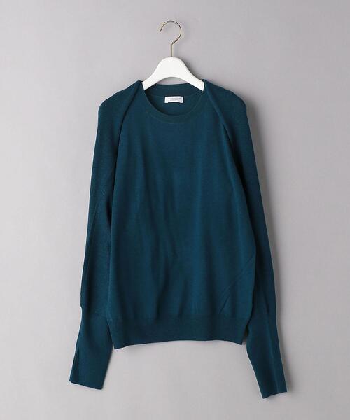 BEAUTY&YOUTH UNITED ARROWS(ビューティーアンドユースユナイテッドアローズ)の「BY レイヤードマルチニット -ウォッシャブル-(ニット/セーター・レディース・ターコイズブルー/ブラウン・FREE)」の9枚目の写真