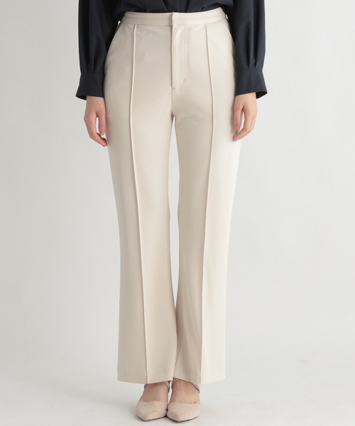 Andemiu(アンデミュウ)の「スリットフレアパンツ217172(スラックス・レディース・ブラック/ベージュ/アイボリー・SMALL/MEDIUM)」の13枚目の写真