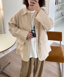 Didot.showroom | soutien collar linen jacket(ステンカラーコート)