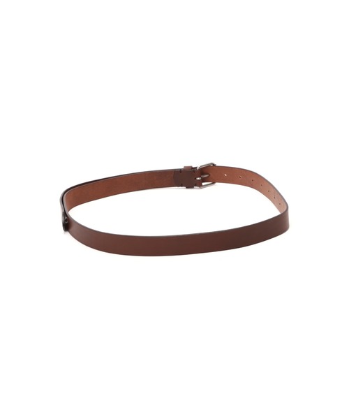 マーガレットハウエルのブラウンベルト OILED LEATHER NARROW BELT | MARGARET HOWELL（マーガレット