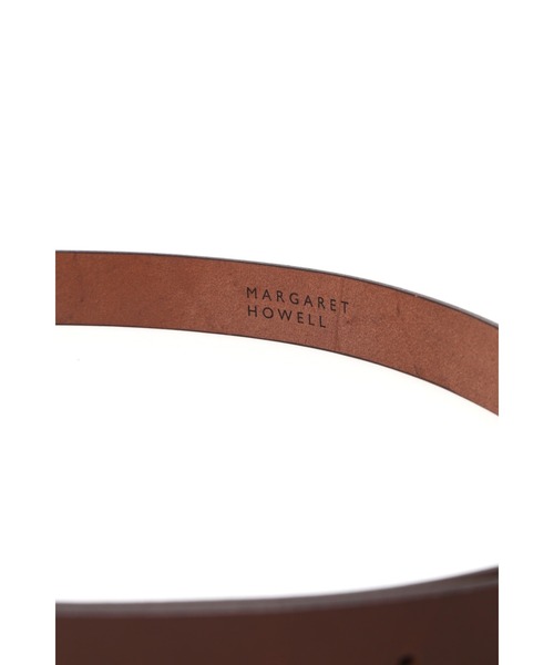 マーガレットハウエルのブラウンベルト MARGARET HOWELL（マーガレットハウエル）の「OILED ITALIAN LEATHER