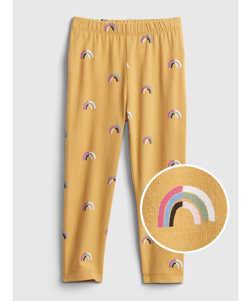 GAP（ギャップ）の「オーガニックコットン プリント レギンス (幼児)（レギンス/スパッツ・キッズ・ピンク/ワイン/パープル/ライトグレー/マルチ/その他/イエロー・3 YRS/18-24M/2-3 YRS/12-18 M/4-5 YRS/5 YRS/2 YRS/4 YRS/12-18M）」の3枚目の写真