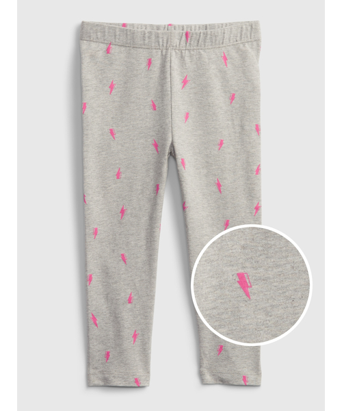 GAP（ギャップ）の「オーガニックコットン プリント レギンス (幼児)（レギンス/スパッツ・キッズ・ピンク/ワイン/パープル/ライトグレー/マルチ/その他/イエロー・3 YRS/18-24M/2-3 YRS/12-18 M/4-5 YRS/5 YRS/2 YRS/4 YRS/12-18M）」の2枚目の写真