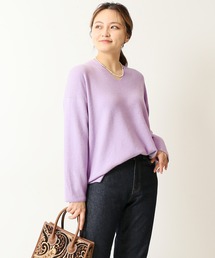 Simplicite | アンゴラ混Vネックプルオーバー◆(ニット/セーター)