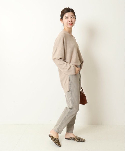 Simplicite（サンプリシテ）の「アンゴラ混Vネックプルオーバー◆（ニット/セーター・レディース・ブラック/ベージュ/パープル系その他・FREE）」の22枚目の写真