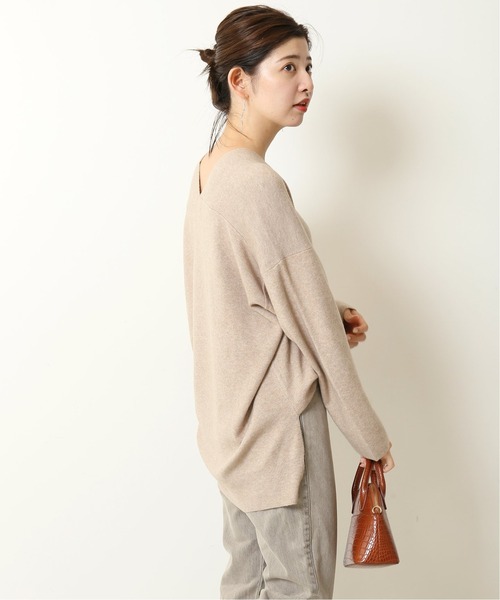 Simplicite（サンプリシテ）の「アンゴラ混Vネックプルオーバー◆（ニット/セーター・レディース・ブラック/ベージュ/パープル系その他・FREE）」の18枚目の写真