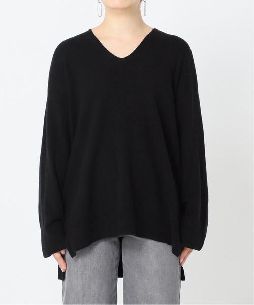 Simplicite（サンプリシテ）の「アンゴラ混Vネックプルオーバー◆（ニット/セーター・レディース・ブラック/ベージュ/パープル系その他・FREE）」の15枚目の写真