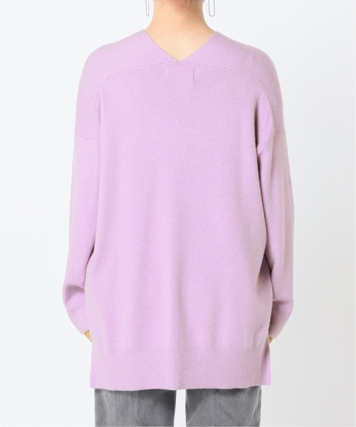 Simplicite（サンプリシテ）の「アンゴラ混Vネックプルオーバー◆（ニット/セーター・レディース・ブラック/ベージュ/パープル系その他・FREE）」の7枚目の写真