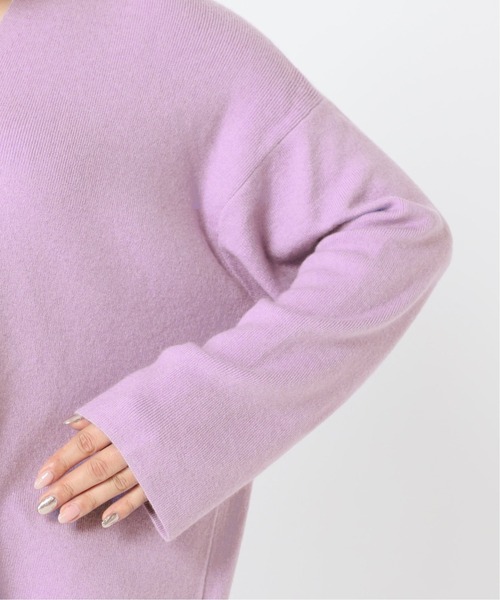 Simplicite（サンプリシテ）の「アンゴラ混Vネックプルオーバー◆（ニット/セーター・レディース・ブラック/ベージュ/パープル系その他・FREE）」の16枚目の写真