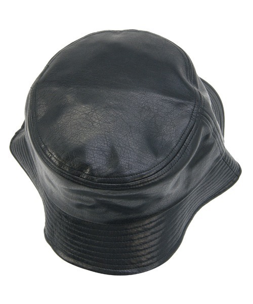 Ruben（ルーベン）の「FAUX LEATHER BUCKETHAT/フェイクレザーバケットハット（ハット・レディース・キャメル/アイボリー/ブラック・FREE）」の6枚目の写真