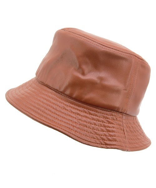 Ruben（ルーベン）の「FAUX LEATHER BUCKETHAT/フェイクレザーバケットハット（ハット・レディース・キャメル/アイボリー/ブラック・FREE）」の13枚目の写真