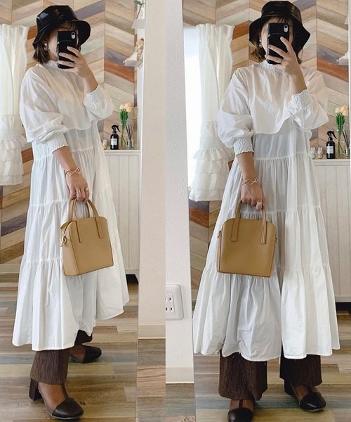 Ruben（ルーベン）の「FAUX LEATHER BUCKETHAT/フェイクレザーバケットハット（ハット・レディース・キャメル/アイボリー/ブラック・FREE）」の18枚目の写真