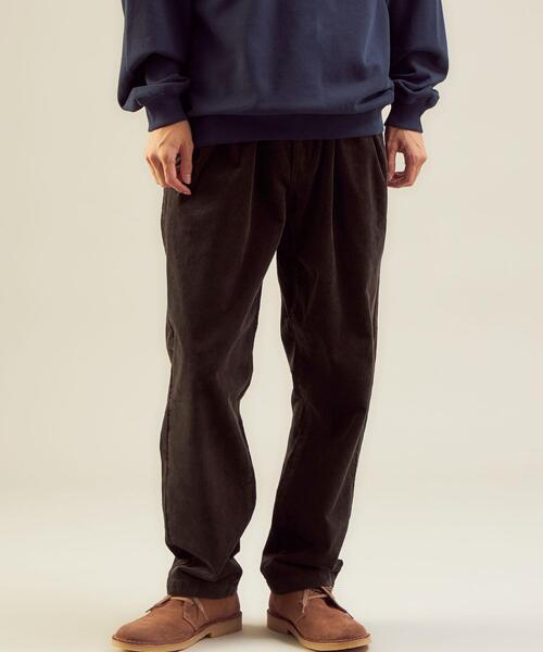 green label relaxing（グリーンレーベルリラクシング）の「＜GLR/ lab＞11W コーデュロイ イージー トラウザーズ（その他パンツ・メンズ・ダークブラウン/ダークグリーン/ナチュラル・L/M/S/XL）」の2枚目の写真