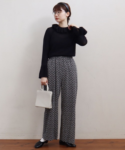 fig Ｌondon（フィグロンドン）の「●Charlotte　PT（その他パンツ・レディース・ブラック/アイボリー・FREE）」の20枚目の写真