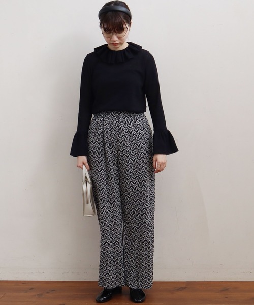 fig Ｌondon（フィグロンドン）の「●Charlotte　PT（その他パンツ・レディース・ブラック/アイボリー・FREE）」の22枚目の写真