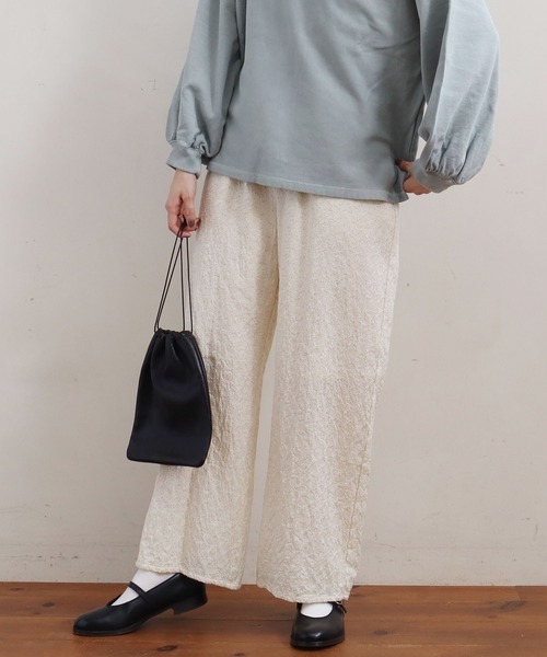 fig Ｌondon（フィグロンドン）の「●Charlotte　PT（その他パンツ・レディース・ブラック/アイボリー・FREE）」の9枚目の写真