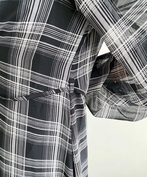 mysty woman（ミスティウーマン）の「【カラバリ豊富】クラシカルレディワンピ 254761（ワンピース・レディース・ホワイト系その他/ブラウン系その他/ブラウン系その他2/ライトベージュ/ベージュ系その他/カーキ/サックスブルー/ピンク系・FREE）」の21枚目の写真